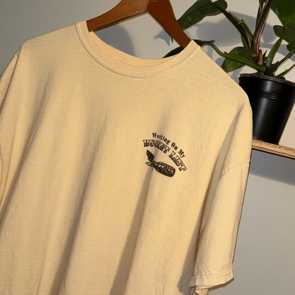 The Villages Florida "Working on my bucket list" Drinking T-Shirt XL - Picture 3 of 8